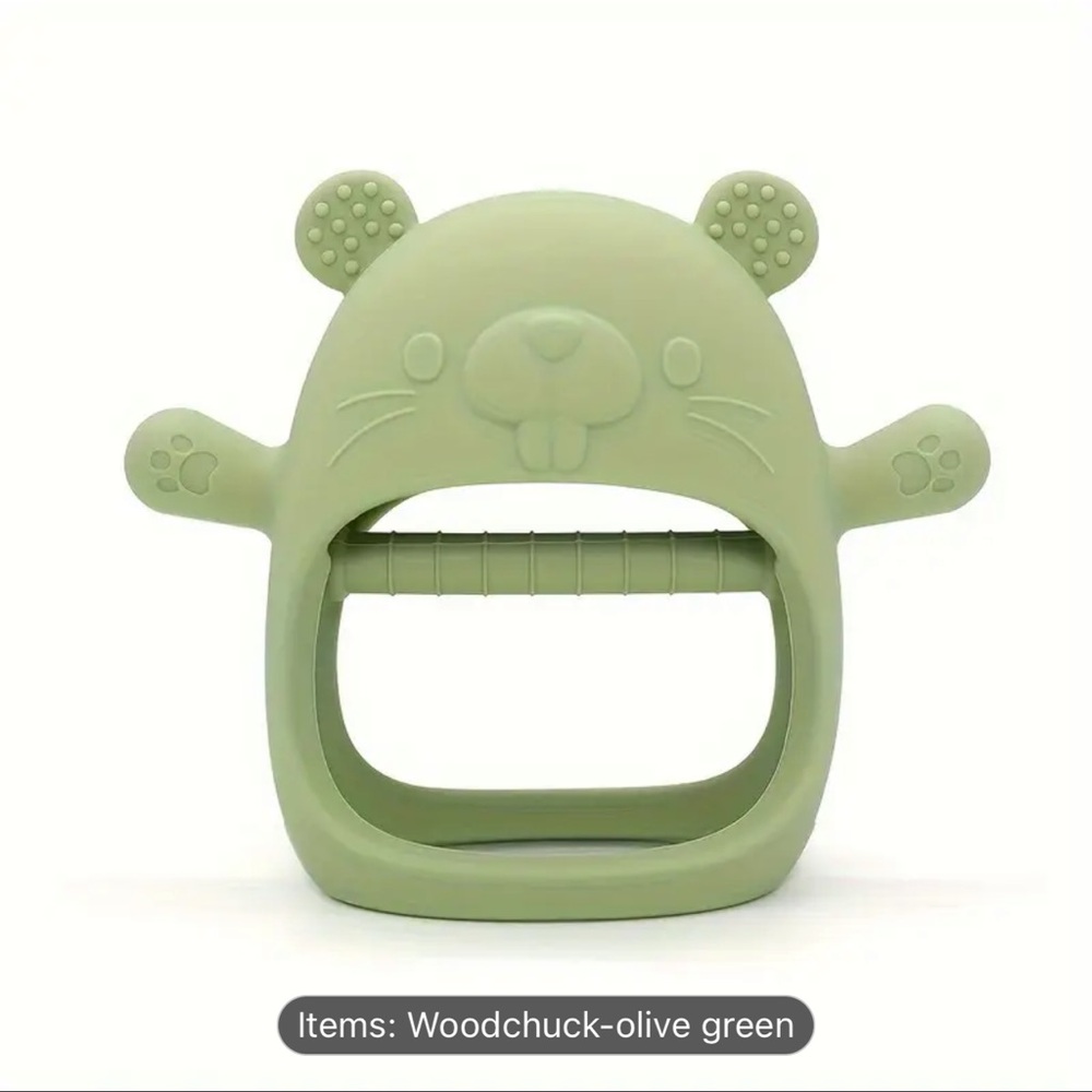 NWOT- Olive Green Teething Toy